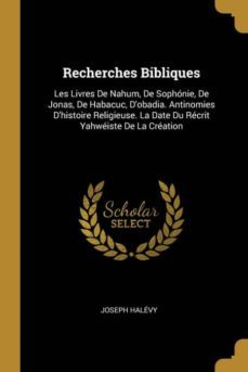 recherches bibliques-9780274307487