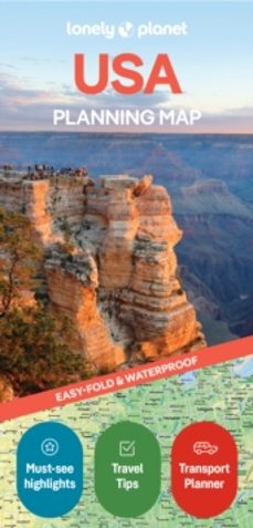 lonely planet usa planning map-9781787017887