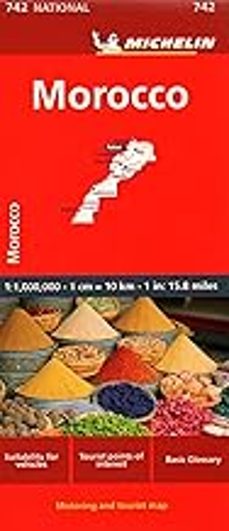 morocco - michelin national map 742: map-9782067263987