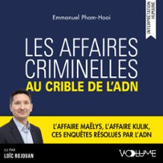 les affaires criminelles au crible de l'adn (audiolibro)-emmanuel pham hoai-9782384497287