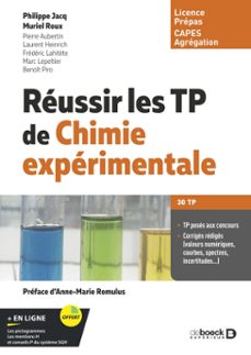 reussir les tp de chimie experimentale (ebook)-9782807367487