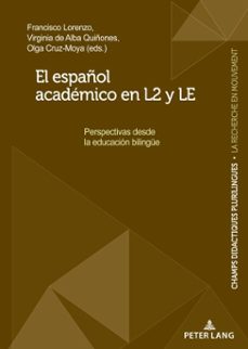 el español academico en l2 y le (ebook)-9782807619487