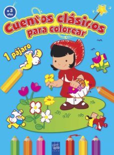 cuentos clasicos para colorear (+ 3 años) caperucita roja-9788408037187