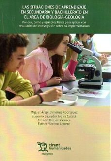 las situaciones de aprendizaje en secundaria y bachillerato en el area de biologia-geologia-miguel angel jimenez rodriguez-eugenio ivorra catala-9788410813687