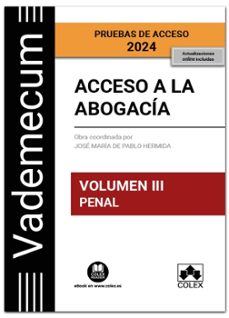 vademecum acceso a la abogacia. volumen iii. penal 2024-9788411941587