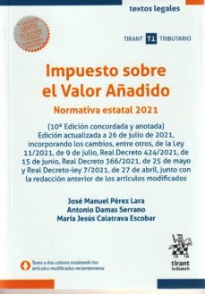 impuesto sobre el valor añadido. normativo estatal  2021 - 10ed.-9788413978987