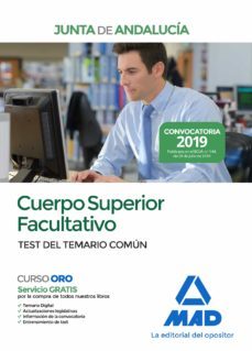 cuerpo superior facultativo de la junta de andalucía. test del temario común-9788414231487