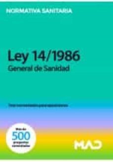 ley 14/1986, de 25 de abril, general de sanidad. test comentados para oposiciones-9788414260487