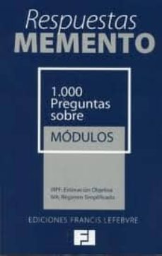 1000 preguntas: sobre modulos (respuestas memento)-9788415056287