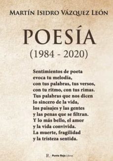 poesia (1984 - 2020)-martin isidro vazquez leon-9788418804687
