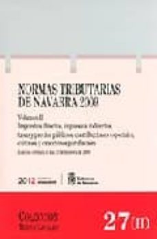 normas tributarias de navarra 2009 vol.ii-9788423531387