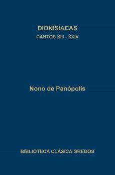 dionisiacas: cantos xiii-xxiv-david hernandez de la fuente-9788424922887
