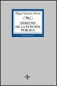 derecho de la funcion publica (3ª ed.)-9788430936687
