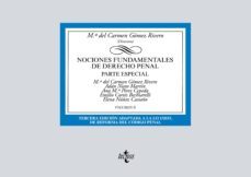 nociones fundamentales de derecho penal (ebook)-mª del carmen gomez rivero-emilio cortes bechiarelli-adan nieto martin-9788430977987
