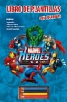 marvel heroes: libro de plantillas con pegatinas-9788448829087