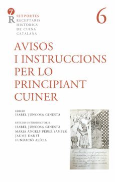avisos i instruccions per lo principiant cuiner-9788472268487