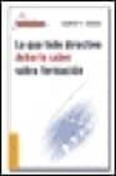 lo que todo directivo deberia saber sobre formacion-9788475778587