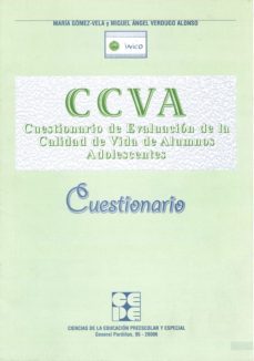 ccva, cuestionario de evaluacion de la calidad de vida de los ado lescentes. cuestionario-miguel angel verdugo alonso-9788478696987