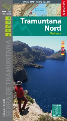 mapa y guia excursionista mallorca tramuntana norte 1:25.000-9788480906487