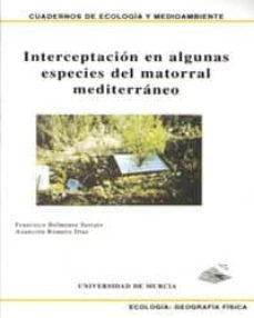 interceptacion en algunas especies del matorral mediterraneo-9788483710487