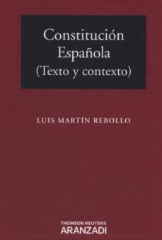 constitucion española (texto y contexto)-luis martin rebollo-9788490143087