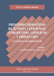 principios impositivos de justicia y eficiencia: fundamentos, conflicto y proyeccion.un enfoque transdiciplinar (ebook)-zulema calderon corredor-9788491482987