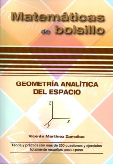 geometria analitica del espacio-vicente martinez zamalloa-9788494155987