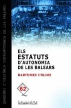 els estatuts d autonoma de les illes balears-9788496841987