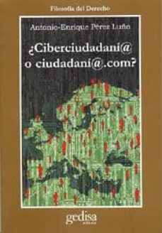 ¿ciberciudadania o ciudadania.com?-9788497840187