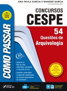 como passar em concursos cespe: arquivologia (ebook)-wander garcia-ana paula garcia-9788582422687