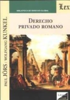 derecho privado romano-paul jors-9789563922387