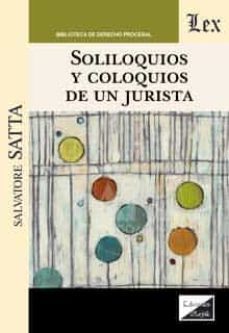 soliloquios y coloquios de un jurista-salvatore satta-9789564071787