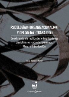 psicologia(s) organizacional(es) y del (de los) trabajo(s) (ebook)-erico renteria perez-9789587659887