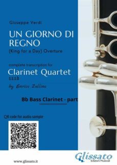 bb bass clarinet part of "un giorno di regno" for clarinet quartet (ebook)-9791221360387