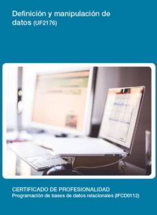 uf2176 - definicion y manipulacion de datos (ebook)-cdlel00000587