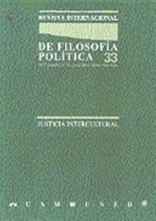 revista internacional de filosofia politica nº 33: justicia inter cultural-2910013588397