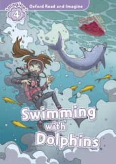 oxford read & imagine: level 4: swimming with dolphins-9780194723497