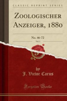 zoologischer anzeiger, 1880, vol. 3-9780282619497