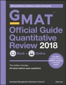 gmat official guide 2018 quantitative review: book + online-9781119387497