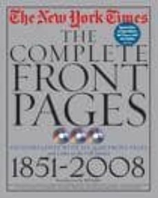 the new york times: the complete front pages 1851-2008 (incluye 3 dvds)-9781579127497