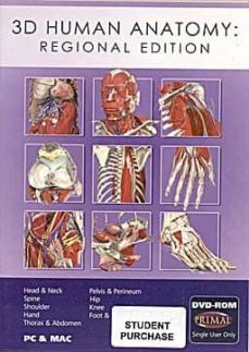 3d human anatomy: regional edition (dvd-rom) student edition-9781907061097
