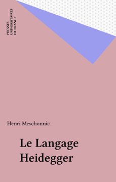 le langage heidegger (ebook)-henri meschonnic-9782130702597