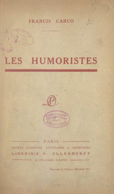 les humoristes (ebook)-francis carco-9782307040897