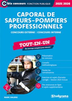caporal de sapeurs-pompiers professionnels - tout-en-un - categorie c - edition 2025-2026 (ebook)-9782759056897
