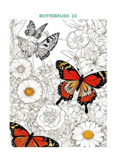 fun coloring book butterflies 3 for little artists (ebook)-kurt taylor-kurt taylor-9783691113297