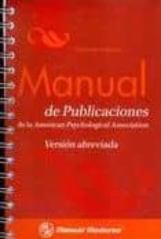 manual de publicacionesde la american psychological association: version abreviada-9786074480597