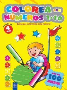 colorea con numeros 1-20 verde-9788408069997