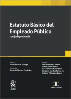 estatuto basico del empleado publico con jurisprudencia-9788411307697
