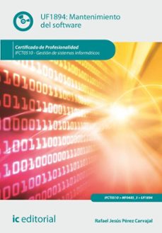 mantenimiento del software. ifct0510 (ebook)-rafael jesús pérez carvajal-9788411844697
