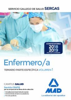 enfermero/a del servicio gallego de salud. temario parte e specifica volumen 1 (sergas)-9788414216897